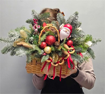 Сказочная новогодняя корзинка 3315