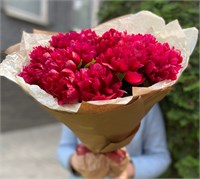 Букет из ярких пионов 2869