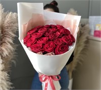 Букет от всего сердца из красных роз 3146