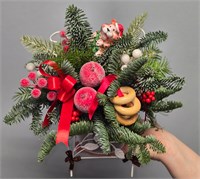 Зимняя композиция с фруктами 3298