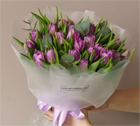 №42 27 сиреневых пионовидных тюльпанов 3385