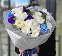 Нежный букет с анемонами 3438