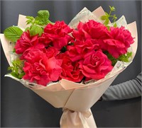 Яркие розы с малиной 3561