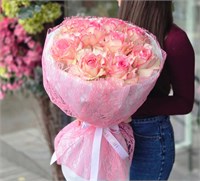 Букет из 9 французских роз 3688