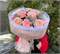 №2 Букет с розами, гвоздикой и эвкалиптом 3482