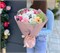 №15 Букет из кустовой гвоздики, альстромерий и сантини 3630